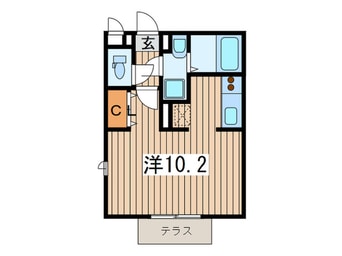 間取図 フローラルコ－ト