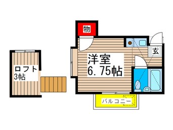 間取図 タウンコ－ト新検見川