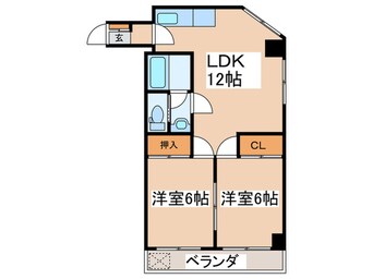 間取図 みのわグレ－スマンシヨン