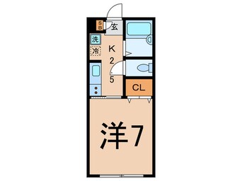 間取図 コリーヌ千束