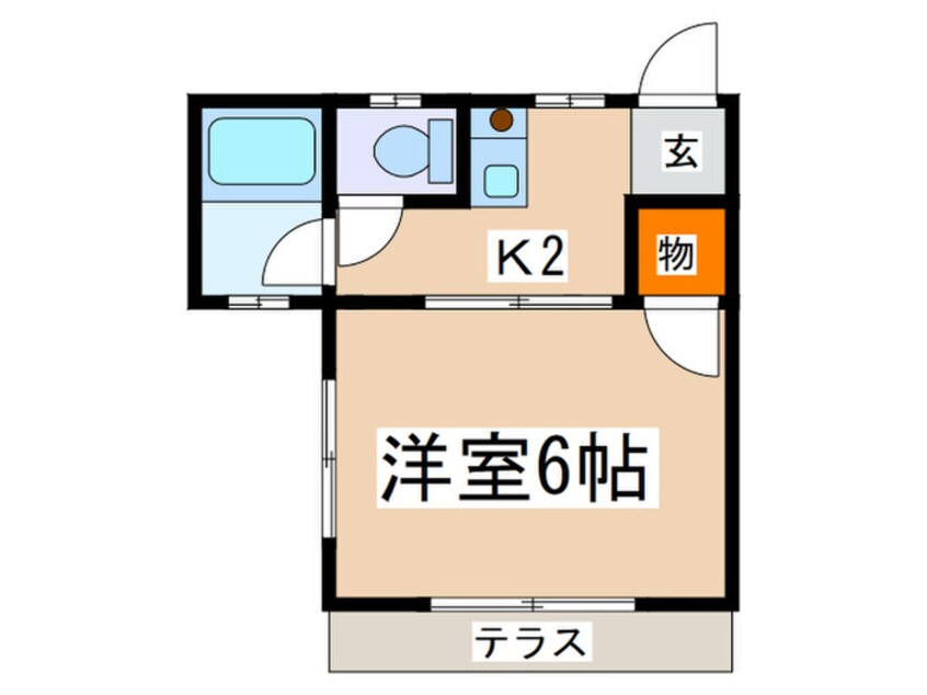 間取図 ｻﾝﾗｲｽﾞ並木