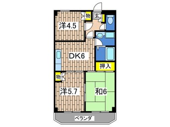 間取図 ネオポリストキワⅠ