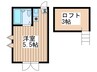 ステラ・コ－ト東中野 1Rの間取り