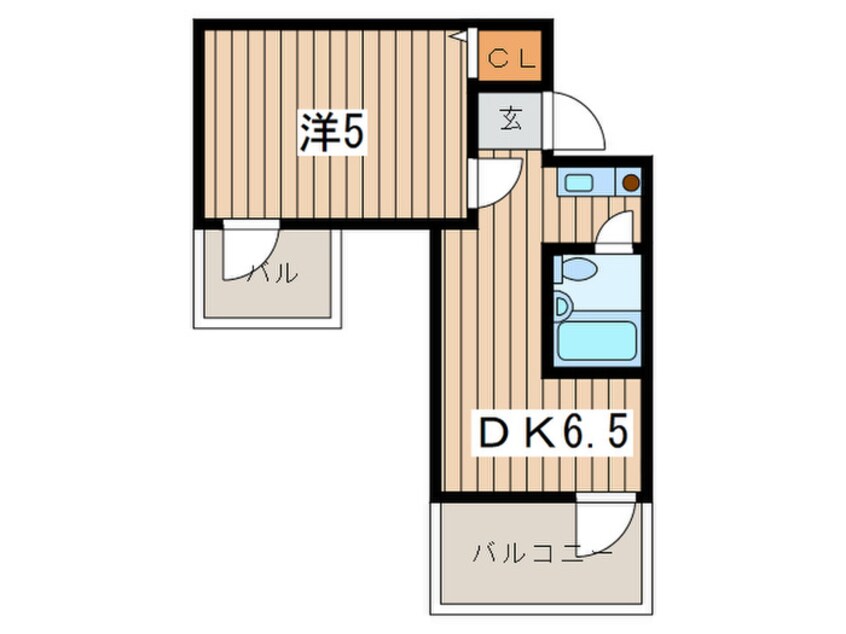 間取図 アスタック・弐番館