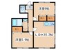 グレイス 2LDKの間取り