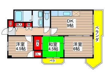 間取図 エクセルハイム海宝