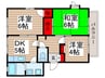 コートビレッジ　B 3DKの間取り