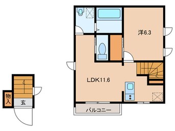 間取図 クール・デ・ローズ（２番館）