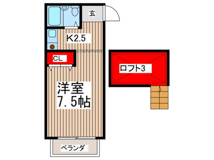 間取図 パ－クフレンド蓮見