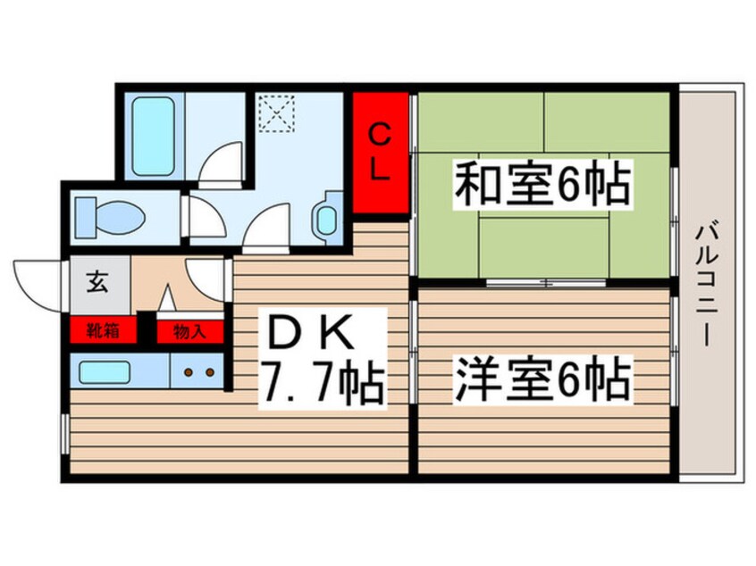 間取図 サニーハイツ