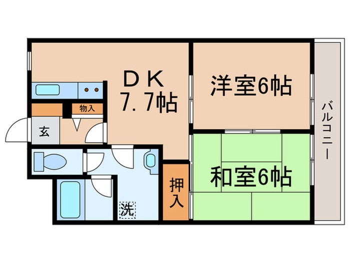 間取り図 サニーハイツ