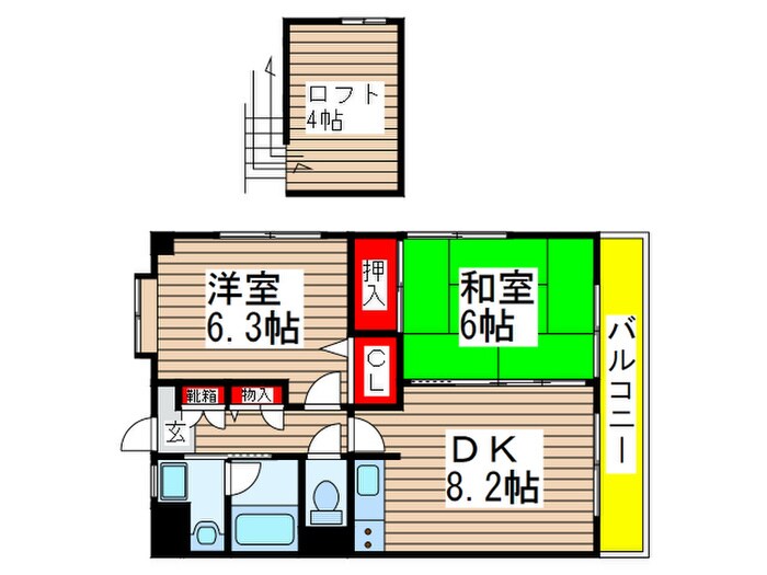 間取り図 ハウスカナロア