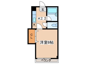 間取図 ロワ－ル調布