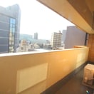 室内からの展望 橋本龍生堂ビル