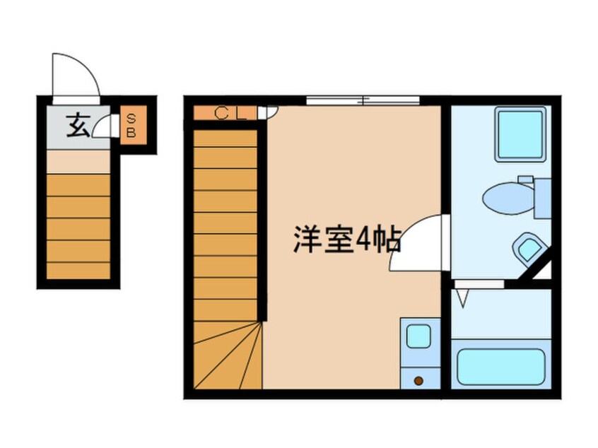 間取図 アヴニール上北沢