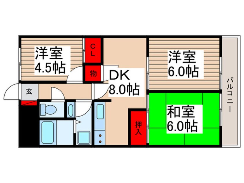 間取図 サクシード