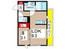 Capital　Court 1LDKの間取り