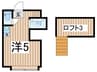 アーバンプレイス富士見台Ｂ 1Rの間取り