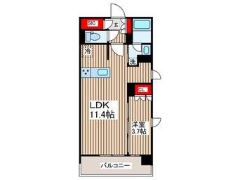 間取図 ドゥーエ入谷Ⅲ