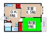 サンレイム１１ 2DKの間取り