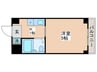 シャトレーヌお花茶屋 1Kの間取り