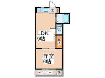 間取図 コ－ポラス親和