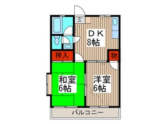間取図 コ－ポ三角