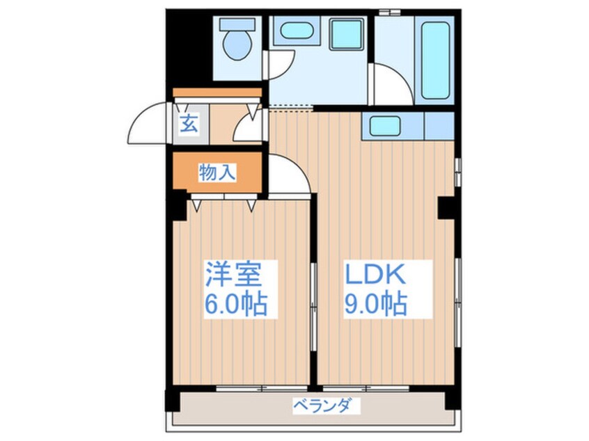 間取図 エトワ－ル前原