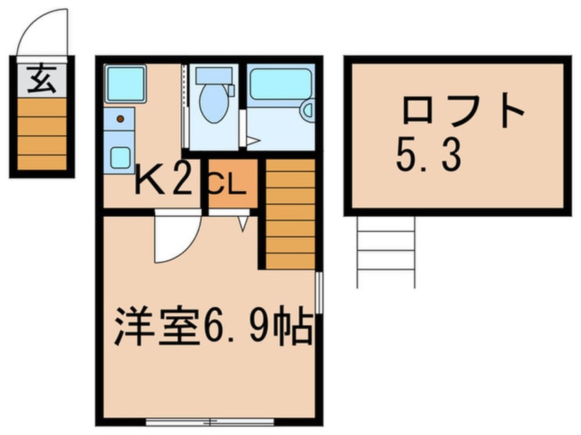 間取図 バーミープレイス喜多見
