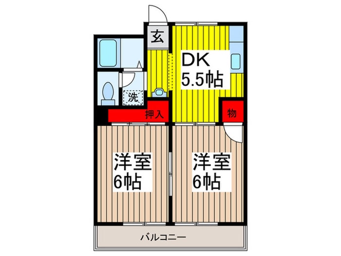 間取り図 桜丘ローズマンション