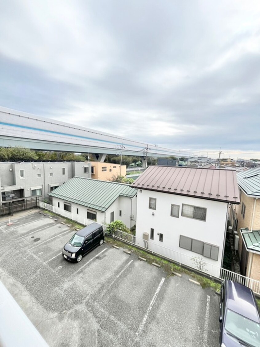 室内からの展望 桜丘ローズマンション