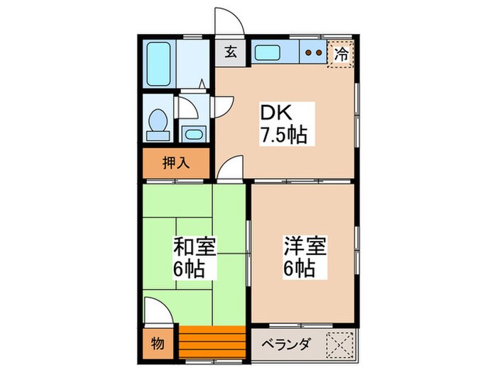 間取り図 エスポワ－ルＢ
