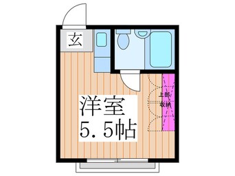 間取図 コーポ花小金井