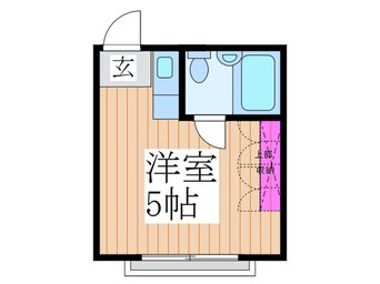 間取図 コーポ花小金井