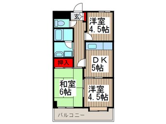 間取図 エルド－ル入間