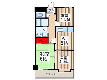 間取図 エルド－ル入間