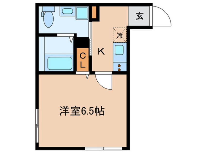 間取図 ベイルーム川崎大師橋