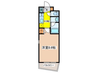 間取図 ラ－ジベルティ