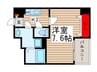 EMERAUDE 1Kの間取り