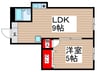 成瀬第一マンション 1LDKの間取り