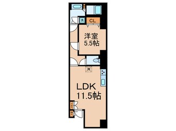 間取図 フロンティアテラス目黒