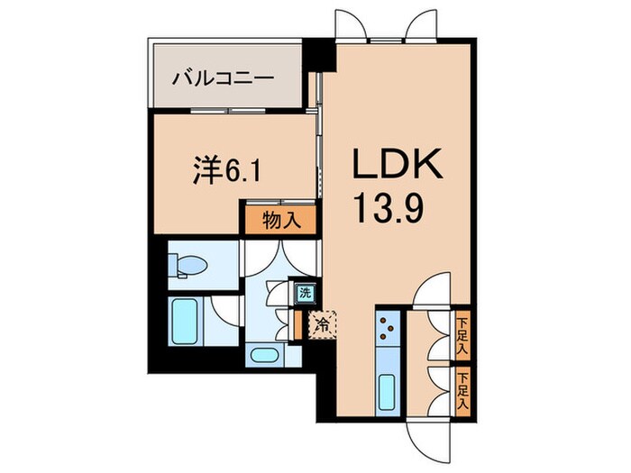 間取り図 フロンティアテラス目黒