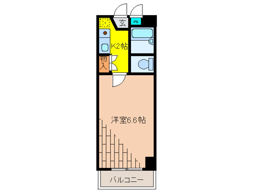 間取図 エステ－ト岡野