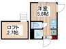 スマイラス新小岩 1Rの間取り