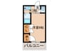 鈴木ハイツ 1Kの間取り