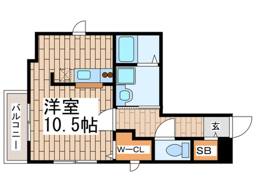 間取図 グリ－ンアベニュ－千鳥