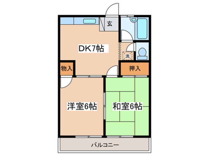 間取図 オ－キッドヒルⅠ