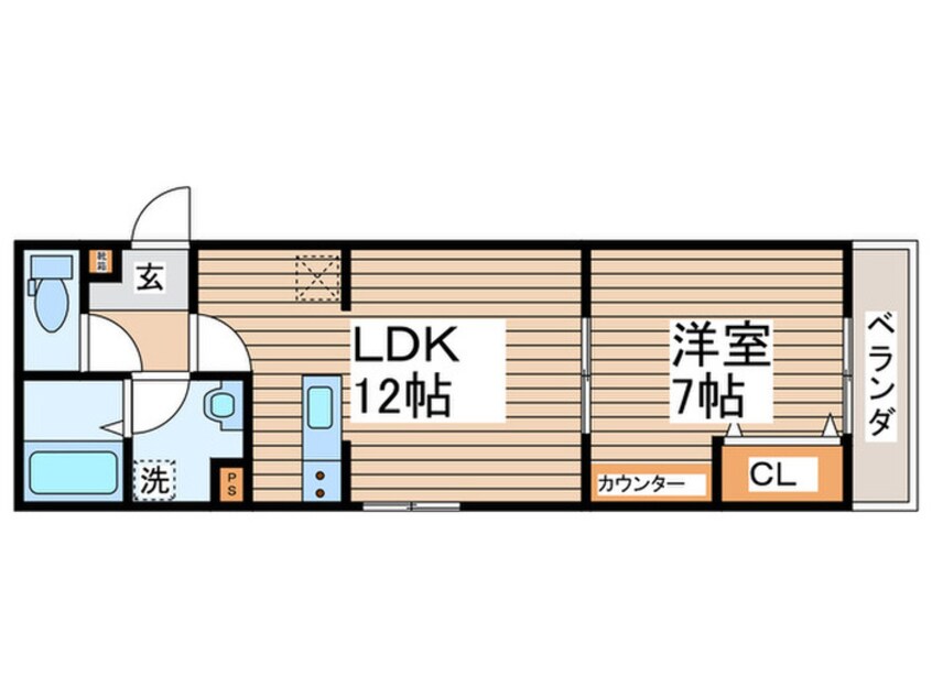 間取図 フェリクス南流山