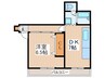 第２いづみマンション 1DKの間取り