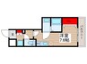 GENOVIA妙典（105） 1Rの間取り